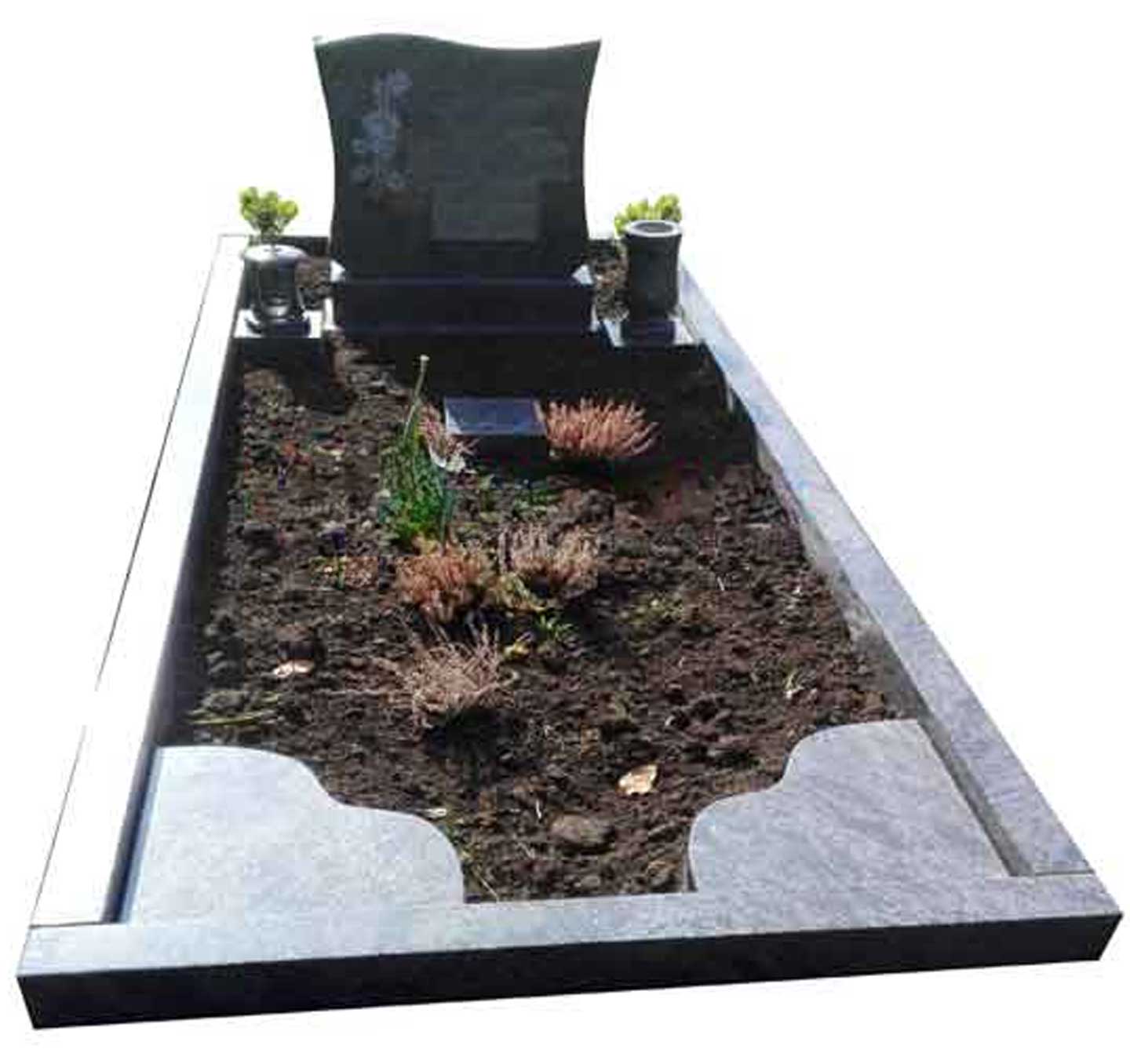 Nagrobek podwójny NG 18 z granitu Orion