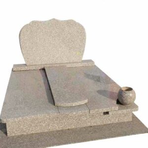 Nagrobek podwójny lub grobowiec NG 8 z granitu Brąz Królewski